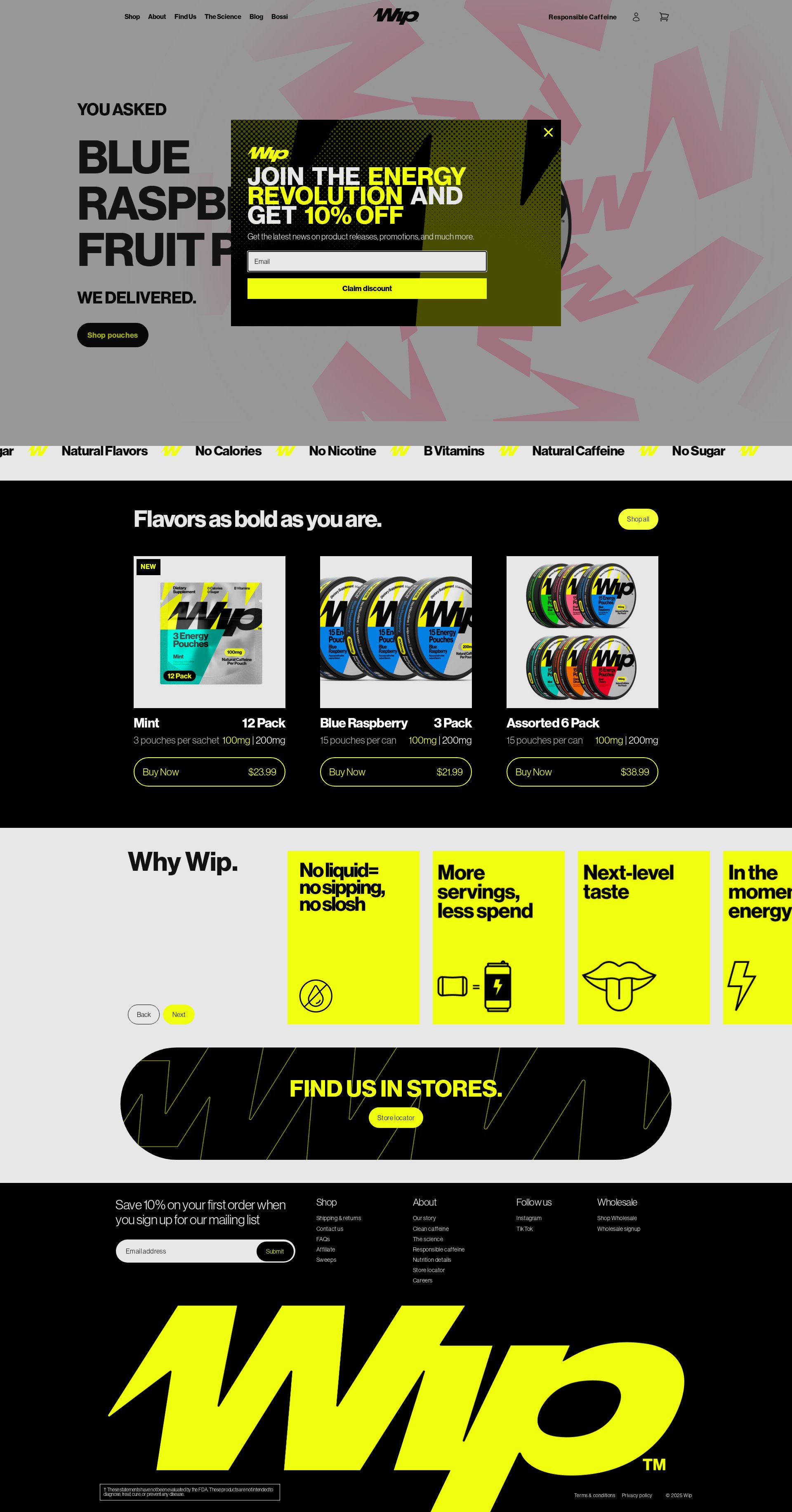 Wip website screenshot