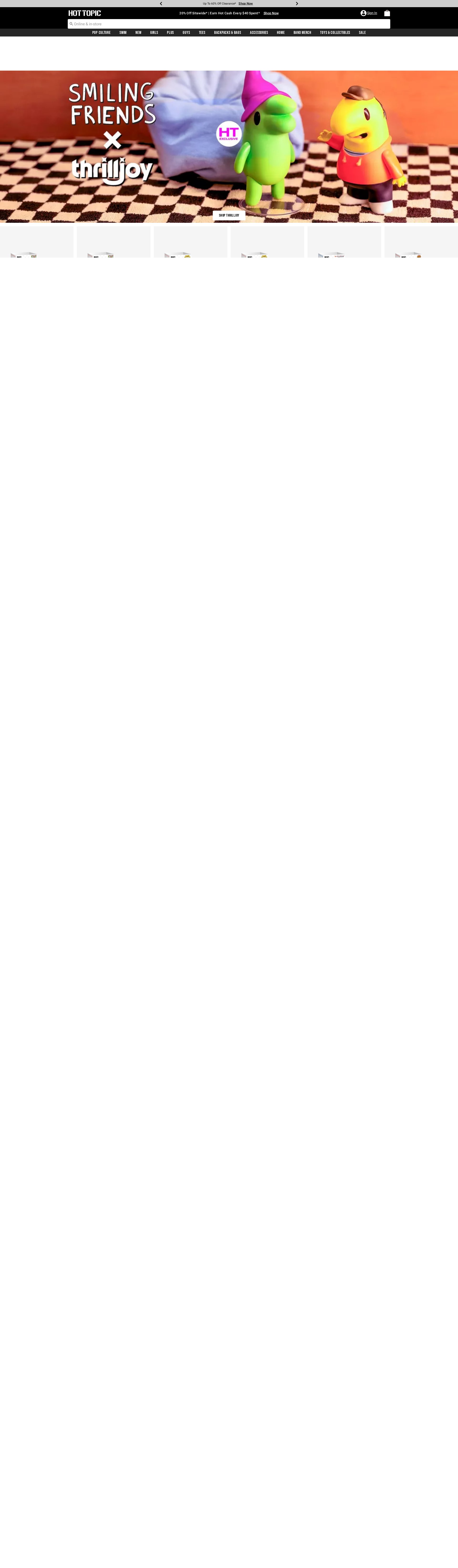 Hot Topic website screenshot