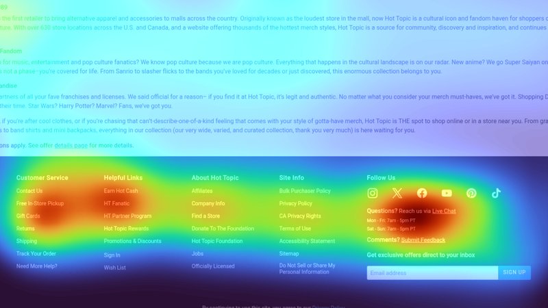 Attention heatmap section 3