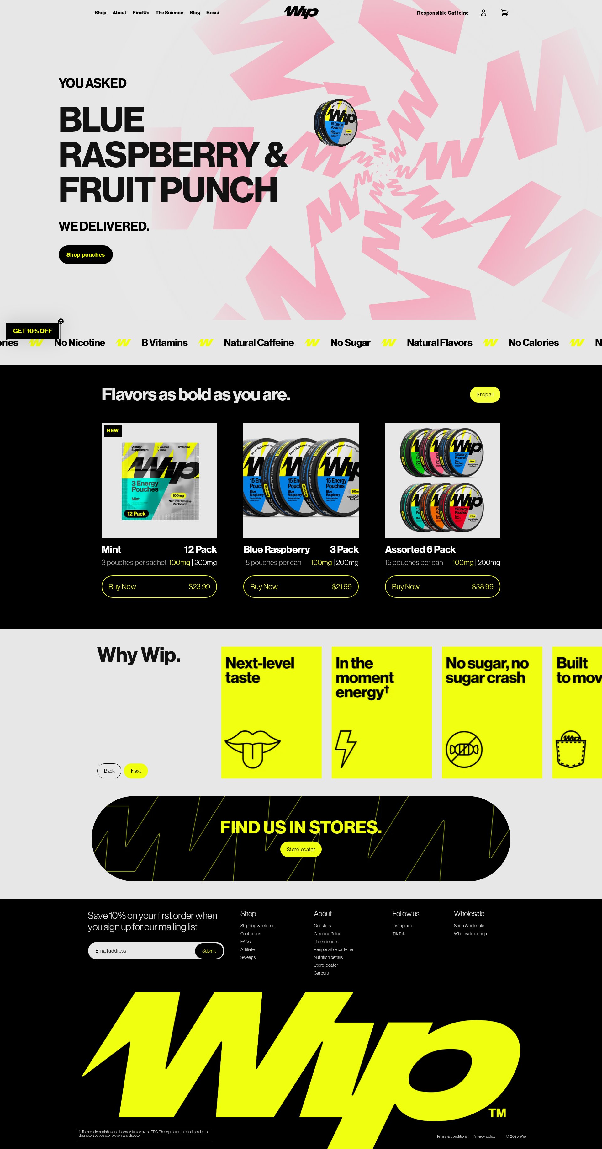 Wip website screenshot