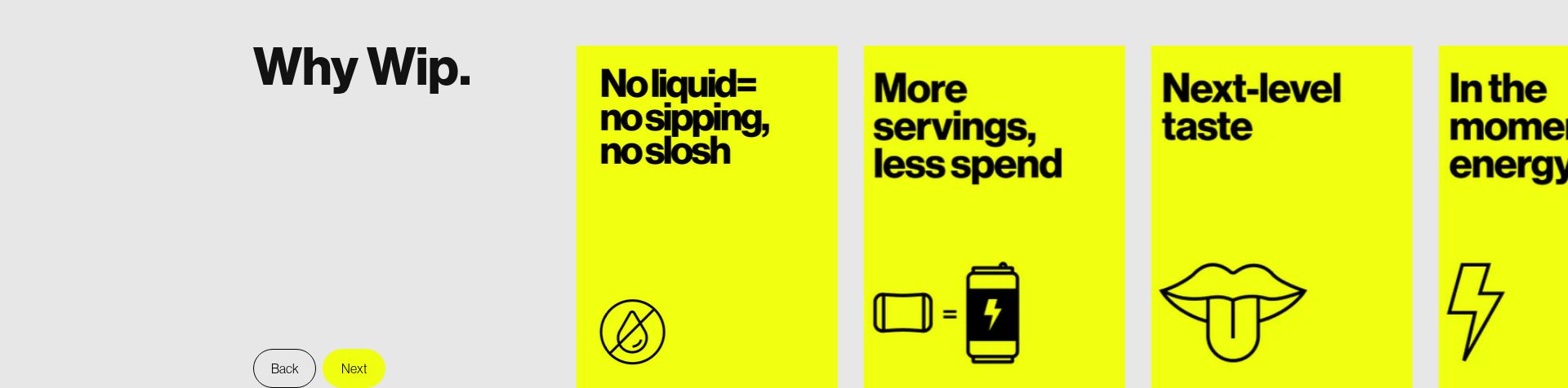 Enhanced Value Proposition Display