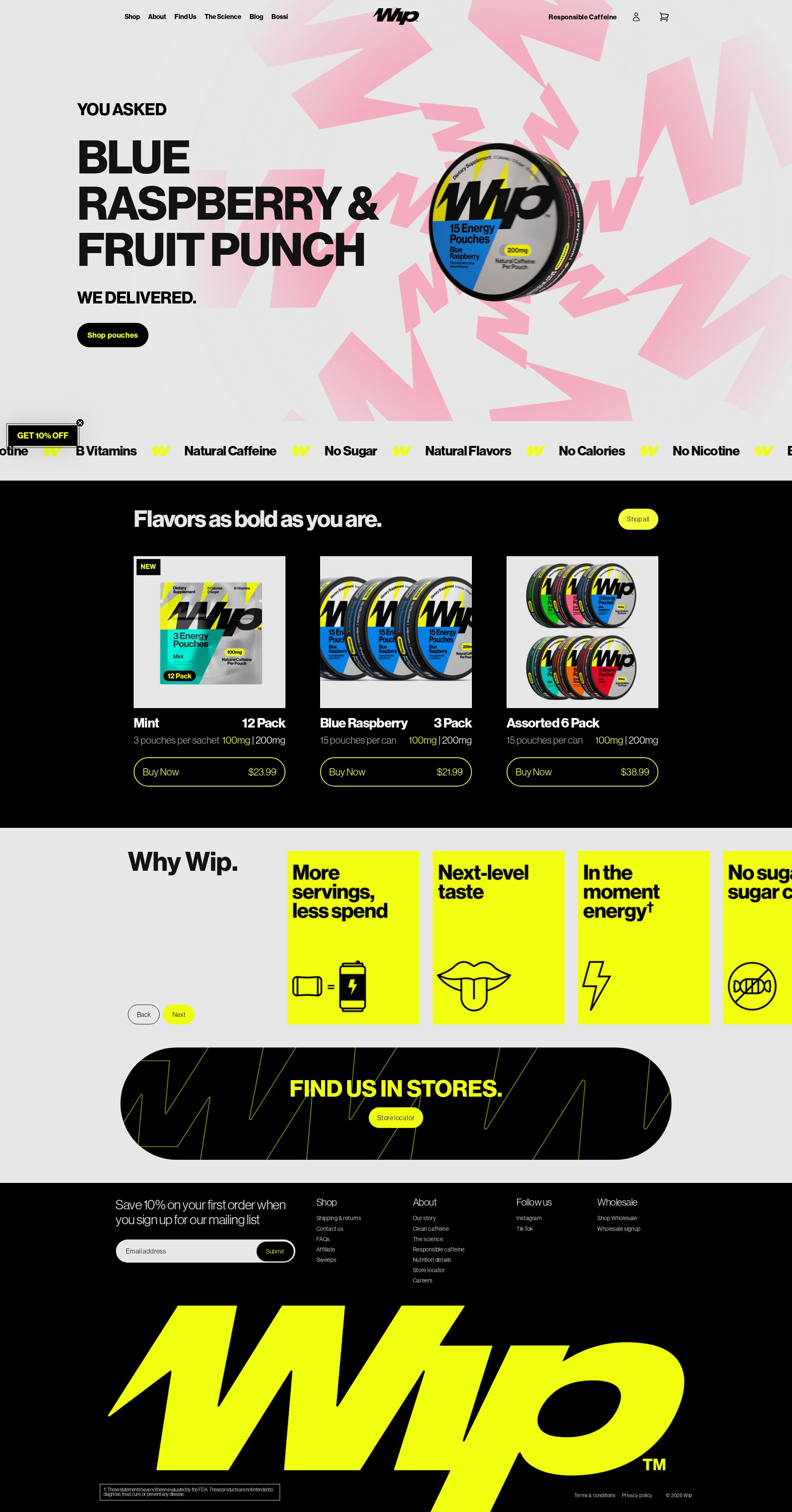 Wip website screenshot