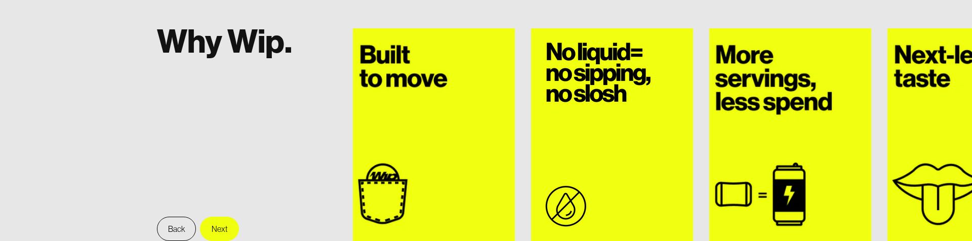 Optimize 'Why Wip' Value Proposition