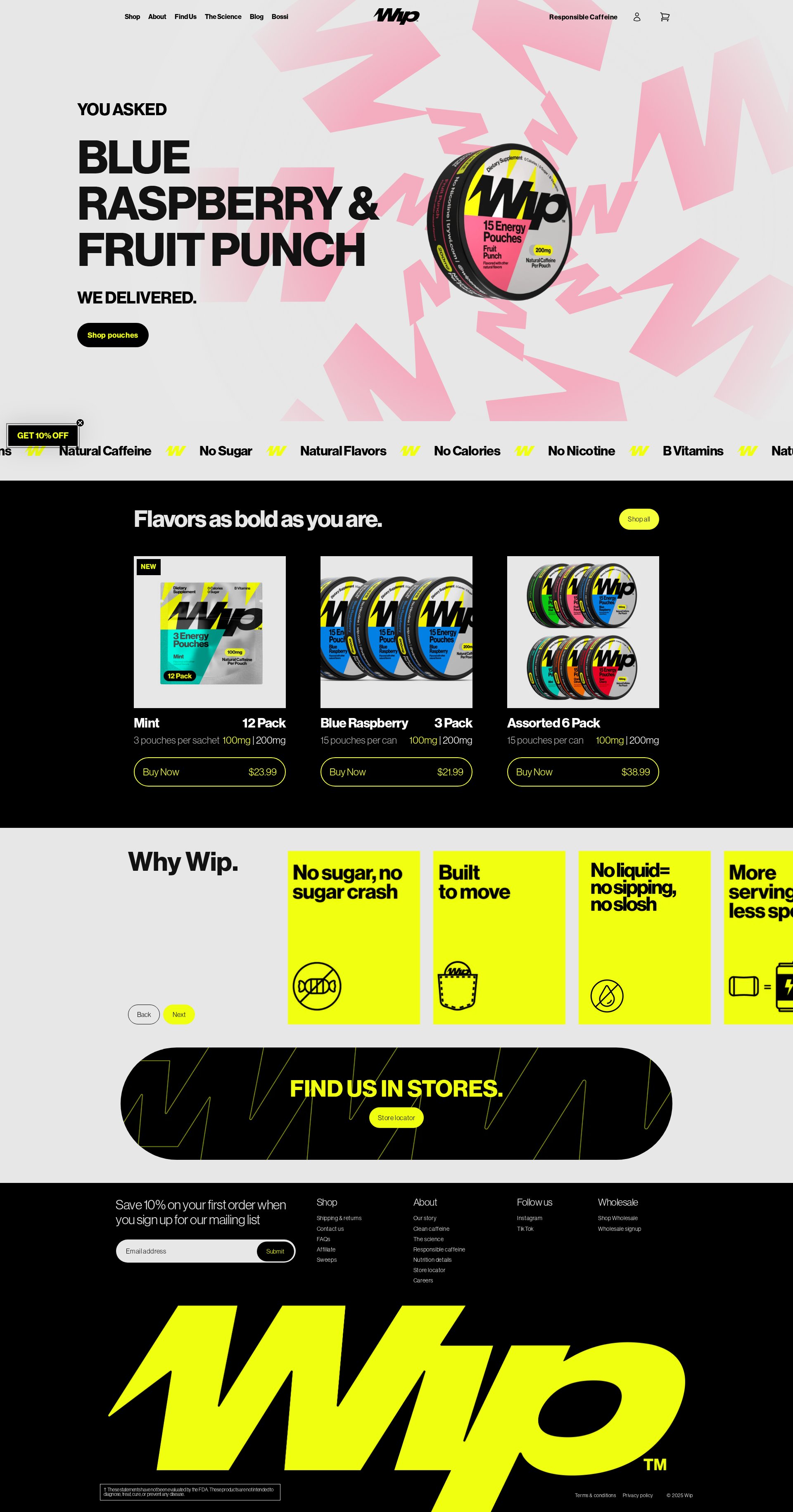 Wip website screenshot