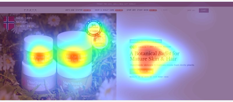 Attention heatmap section 1