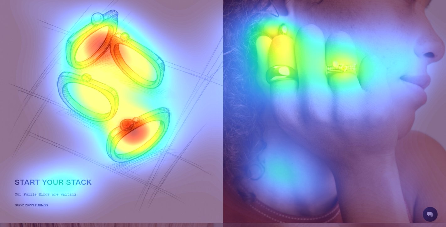Attention heatmap section 1