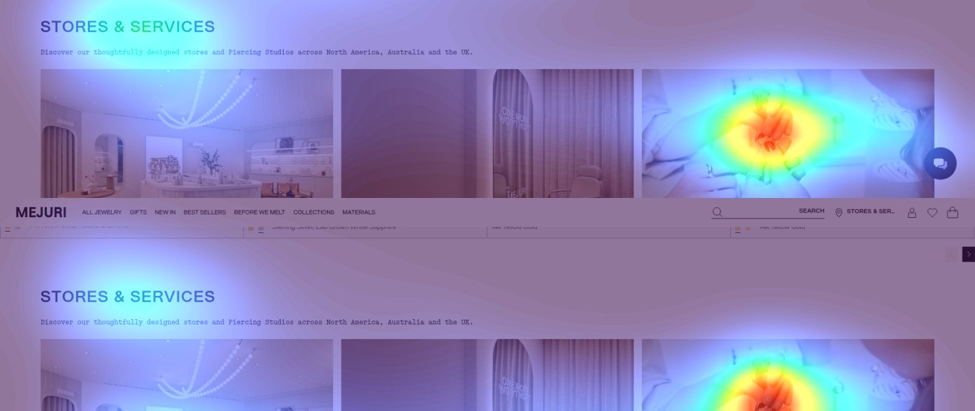 Attention heatmap section 3