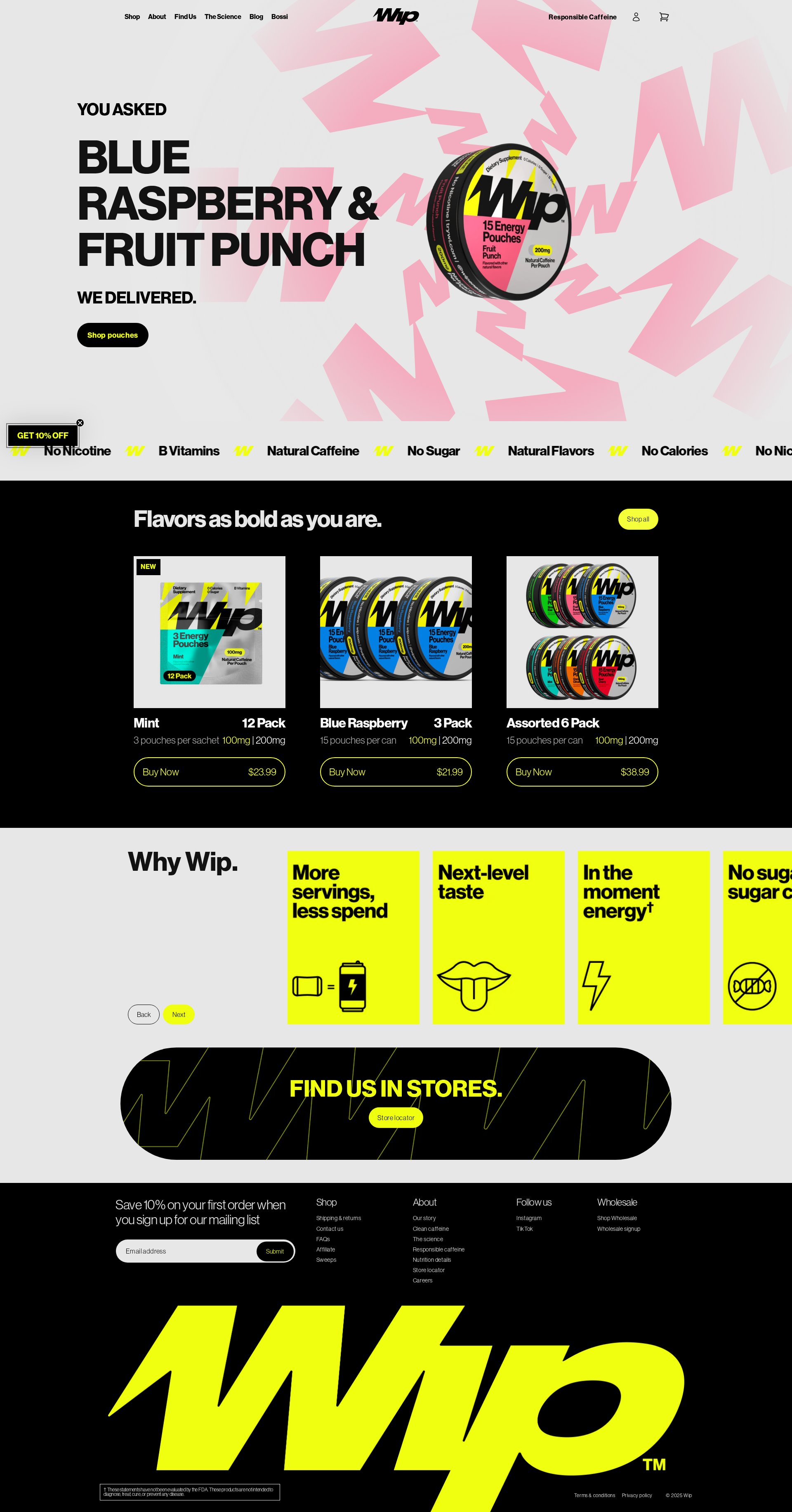 Wip website screenshot