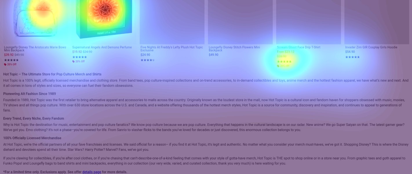 Attention heatmap section 3