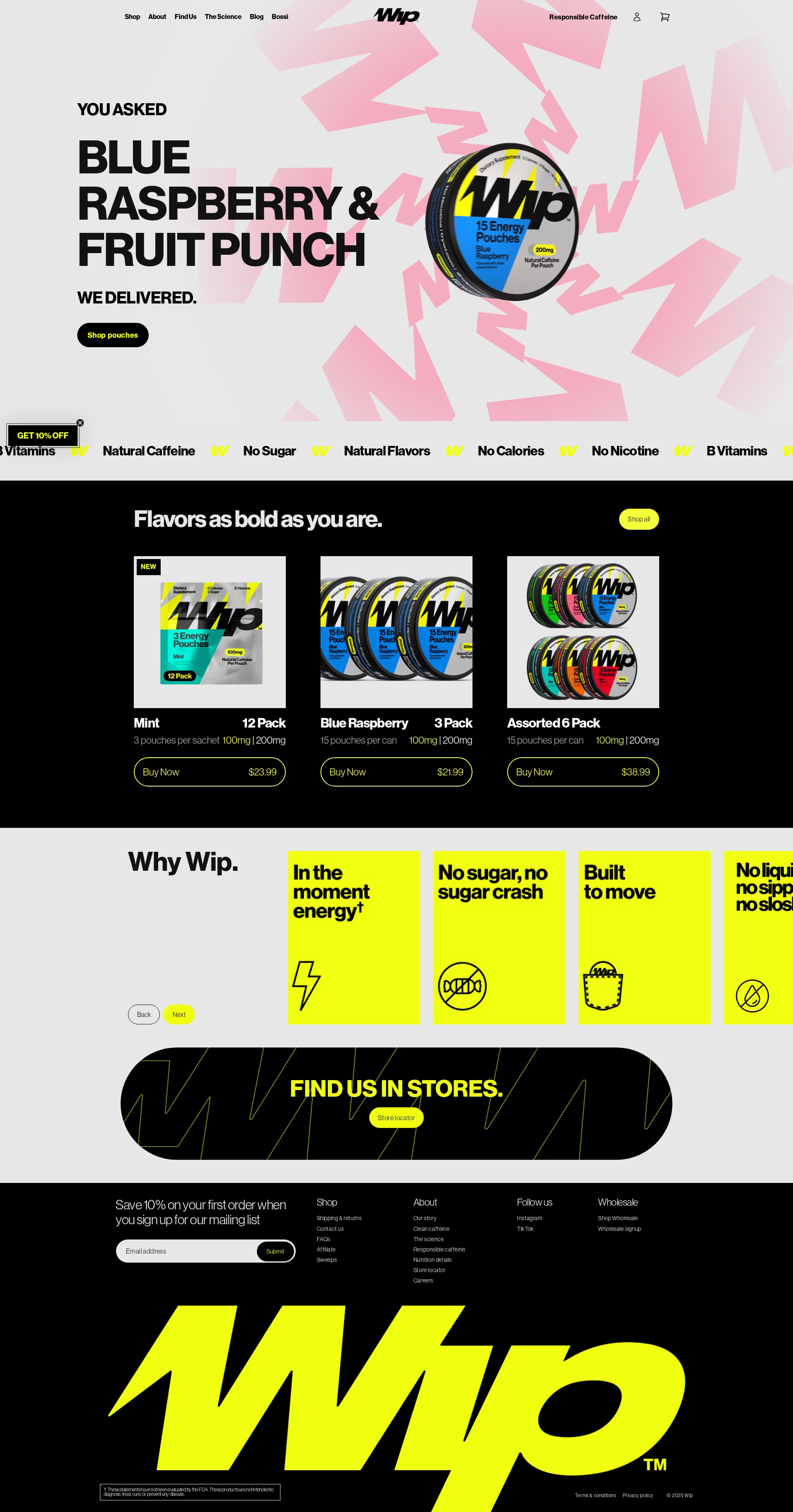 Wip website screenshot