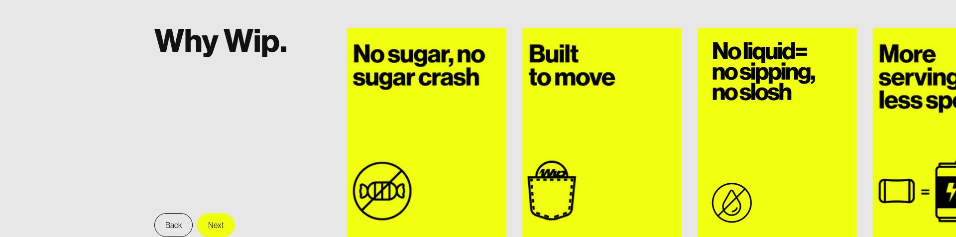 Optimize 'Why Wip' Section Navigation