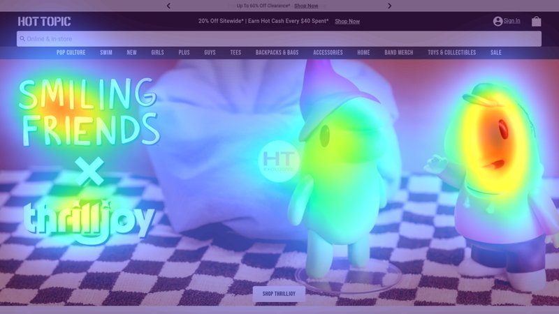 Attention heatmap section 1