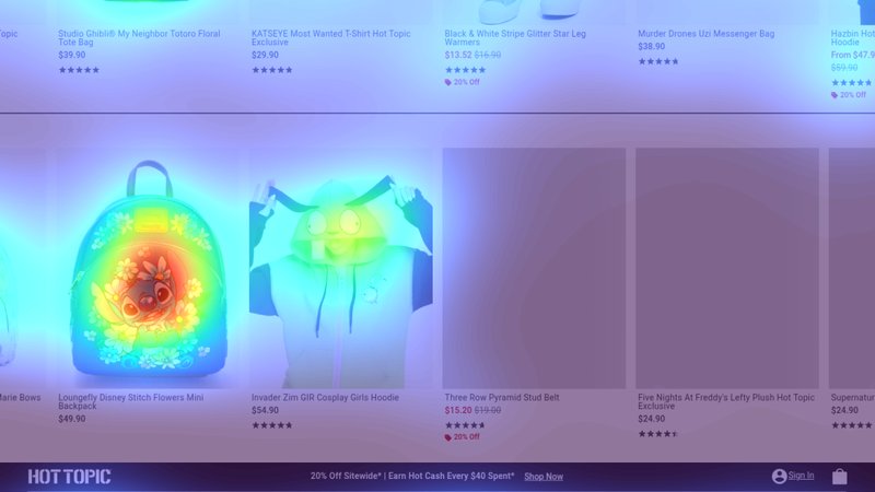 Attention heatmap section 3