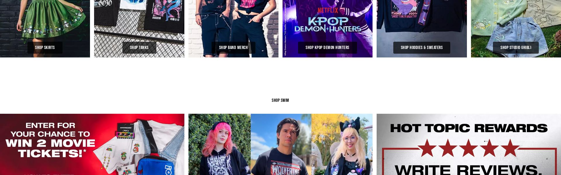 Enhance Swim Category Banner Engagement