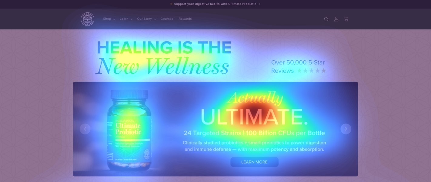 Attention heatmap section 1