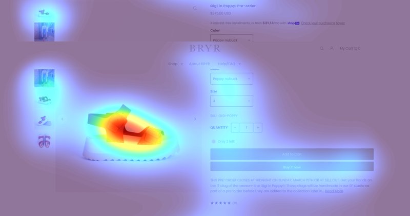 Attention heatmap section 1