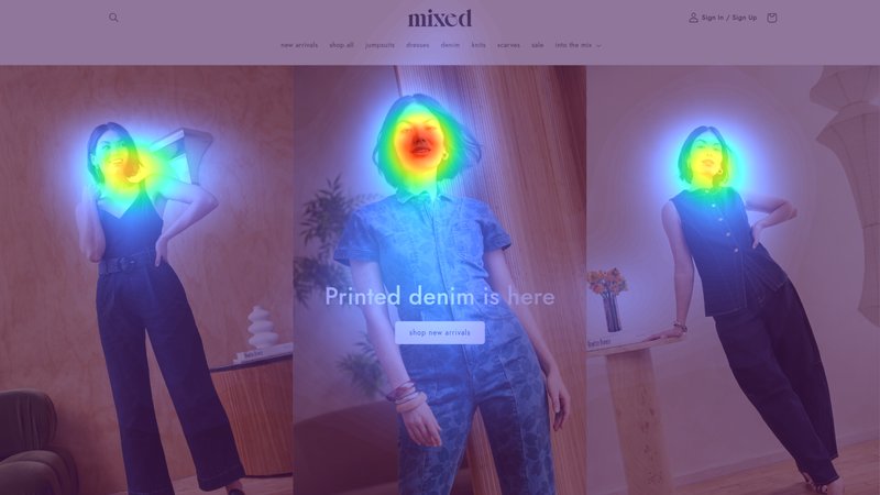 Attention heatmap section 1