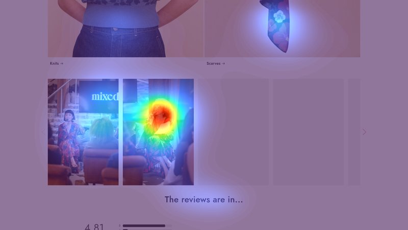 Attention heatmap section 3