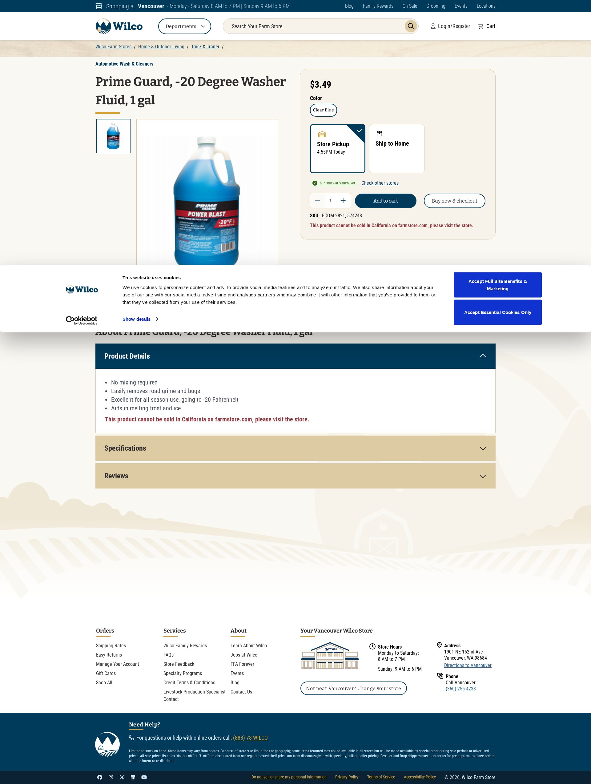 Wilco website screenshot