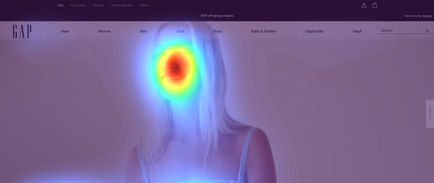 Attention heatmap section 1