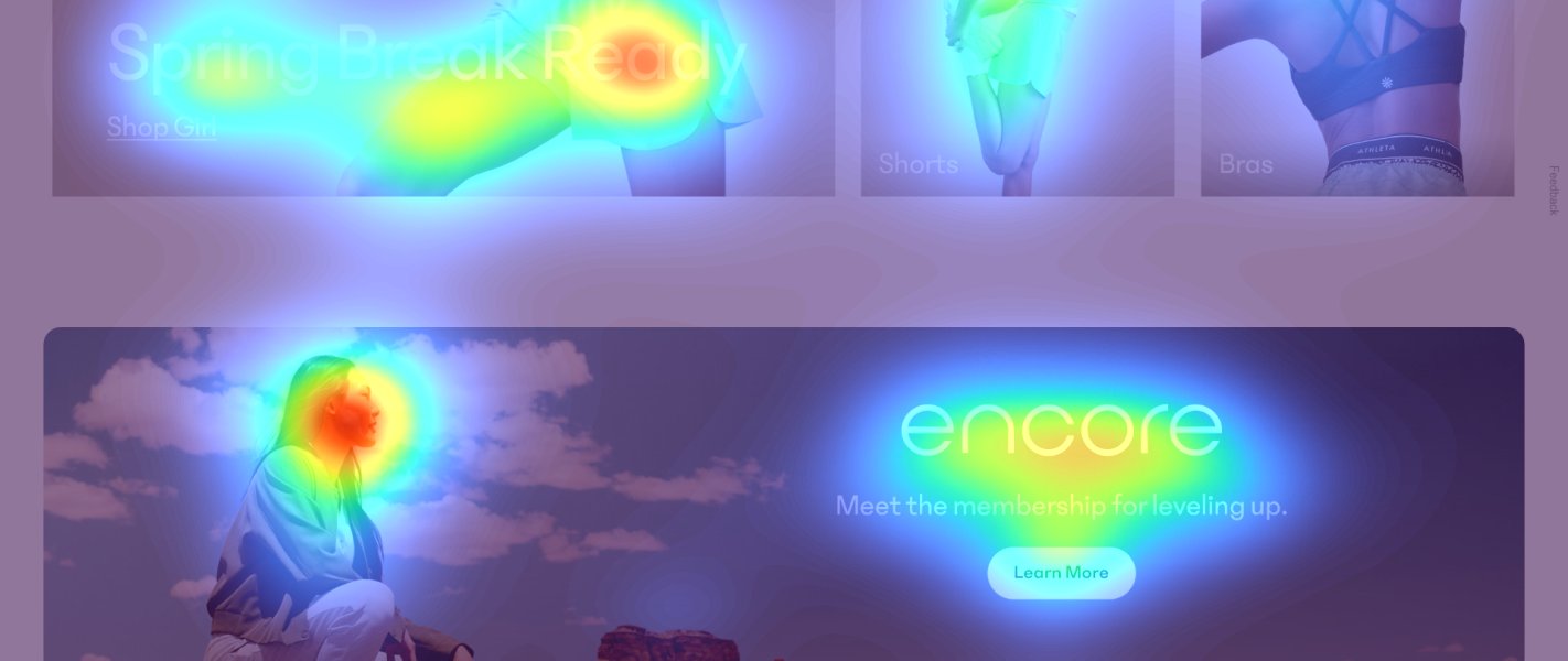 Attention heatmap section 3