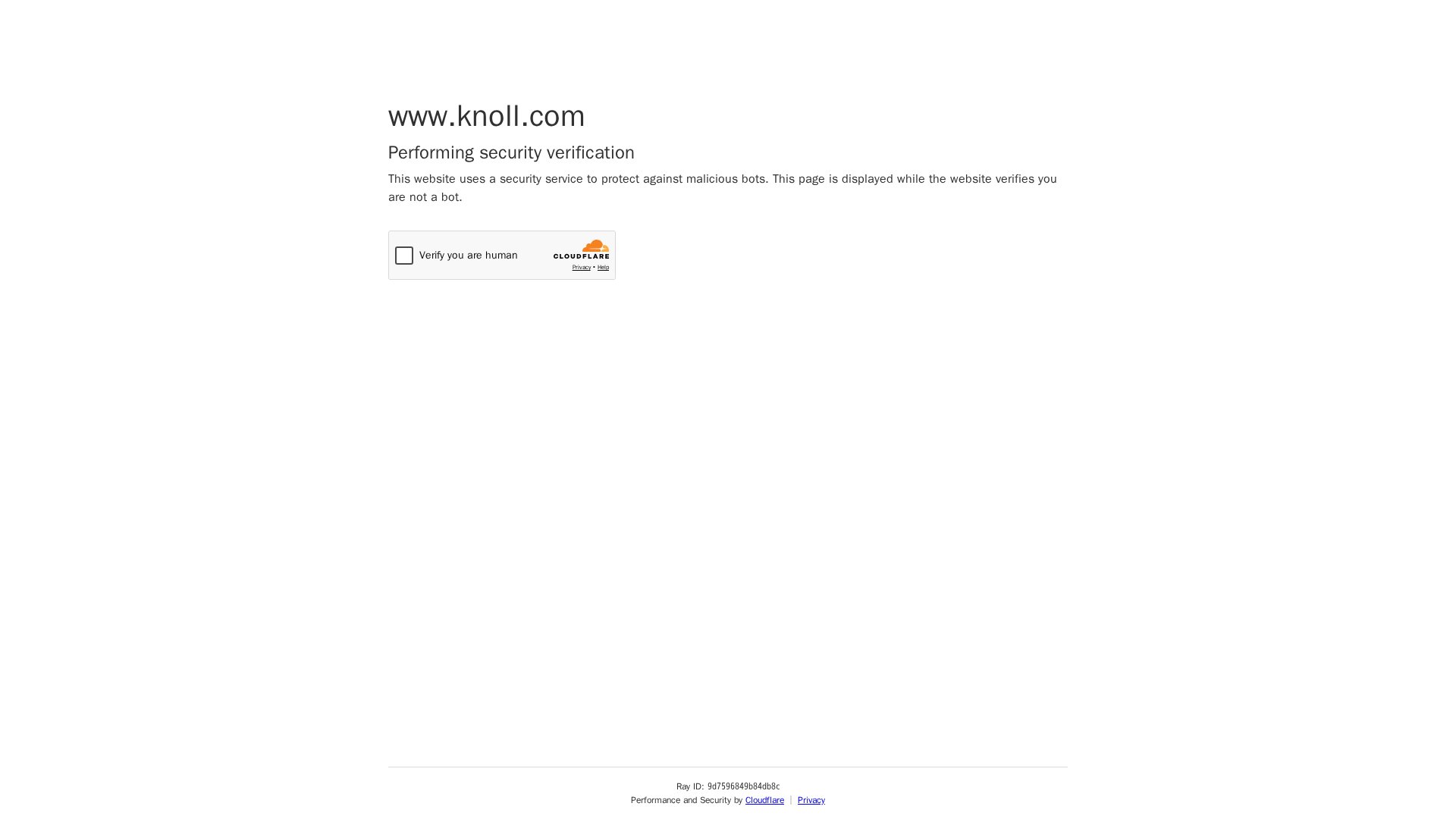 Knoll website screenshot