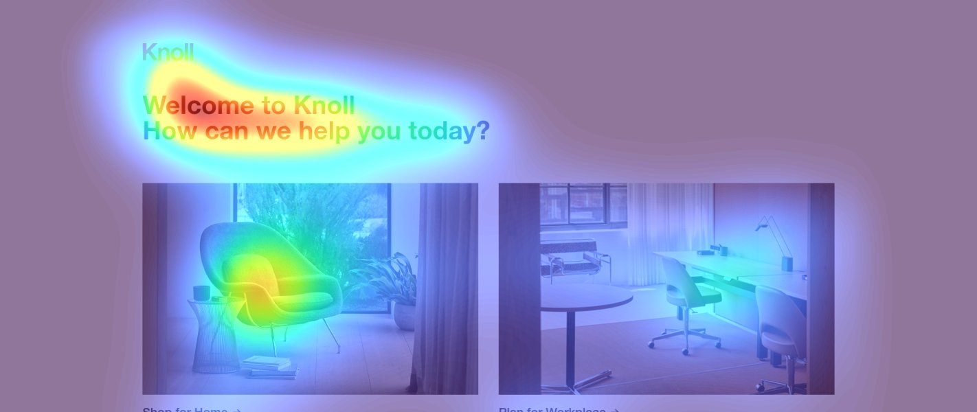 Attention heatmap section 1