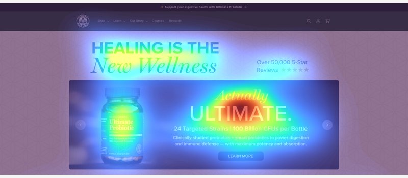 Attention heatmap section 1