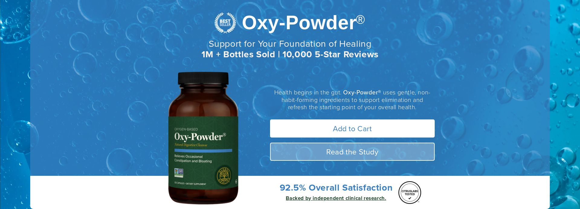 Enhance Oxy-Powder CTA Visibility