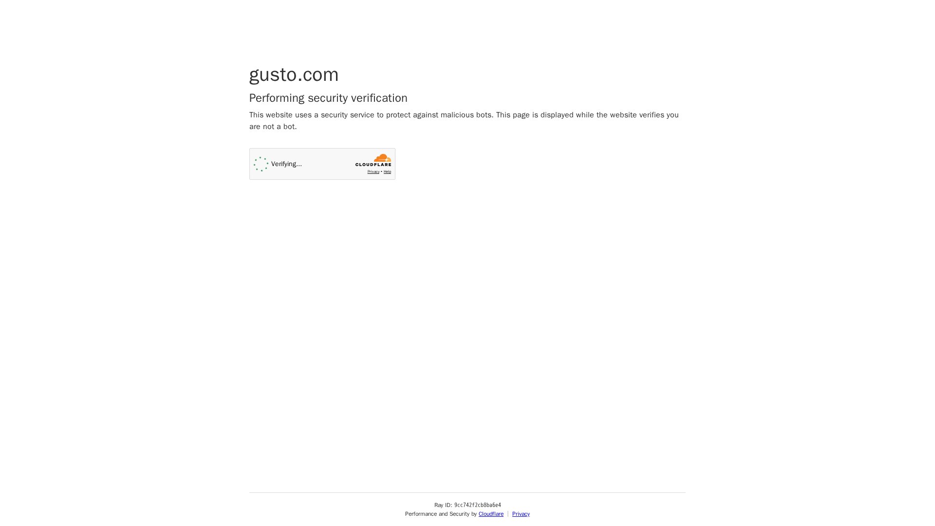Gusto website screenshot