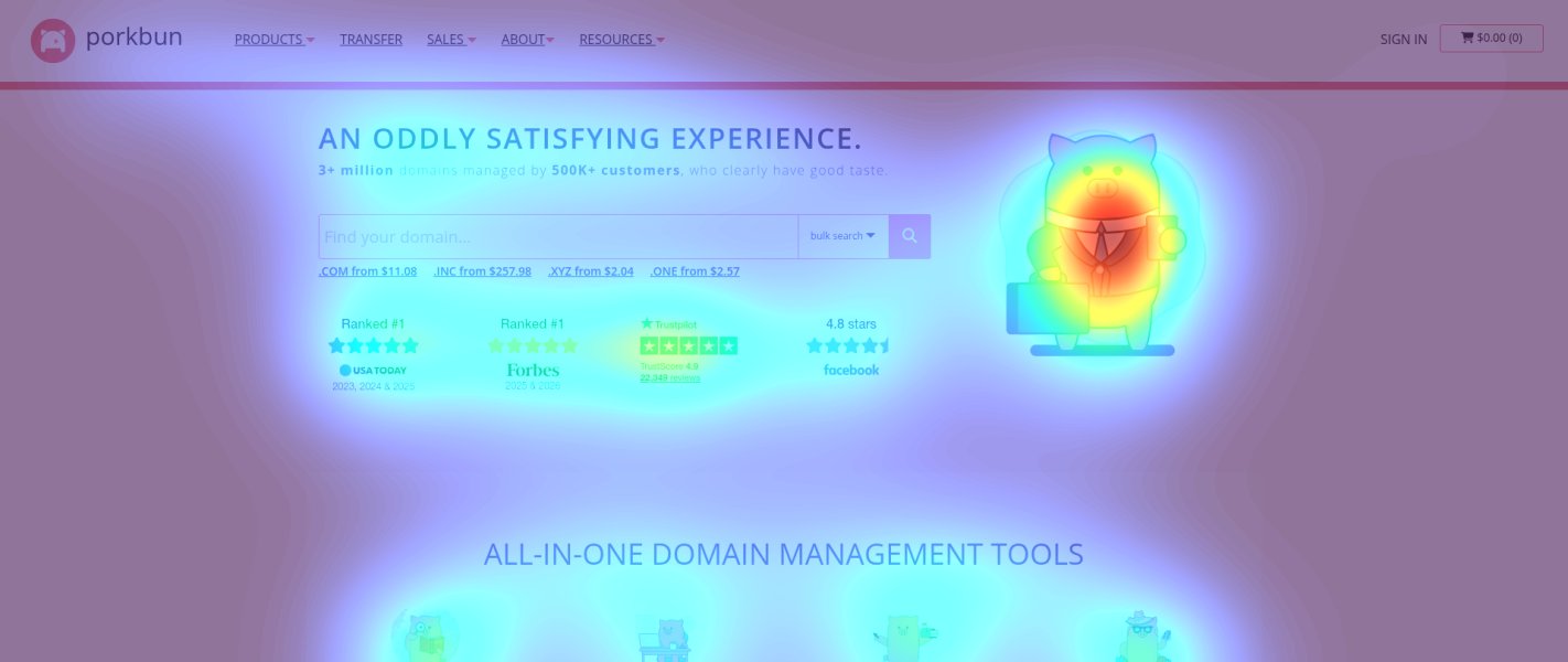 Attention heatmap section 1