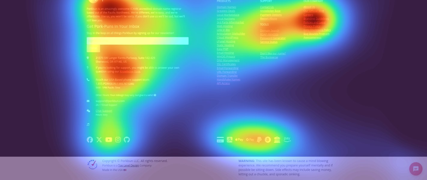Attention heatmap section 3