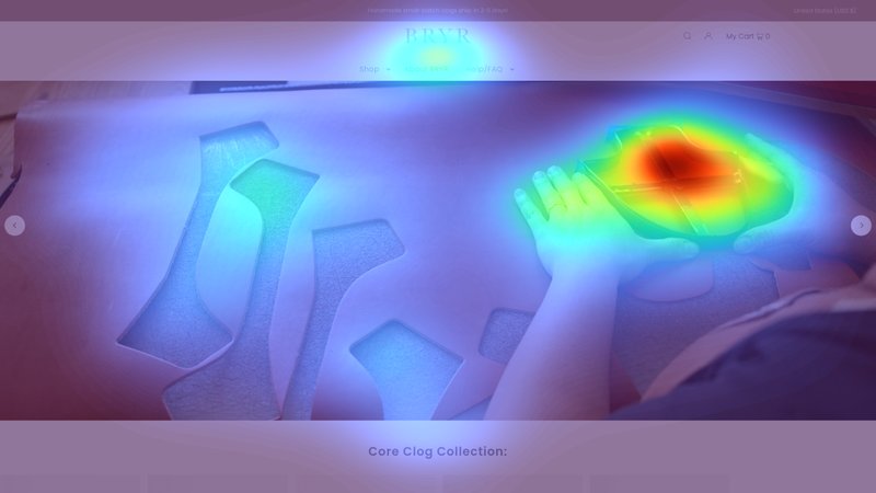 Attention heatmap section 1