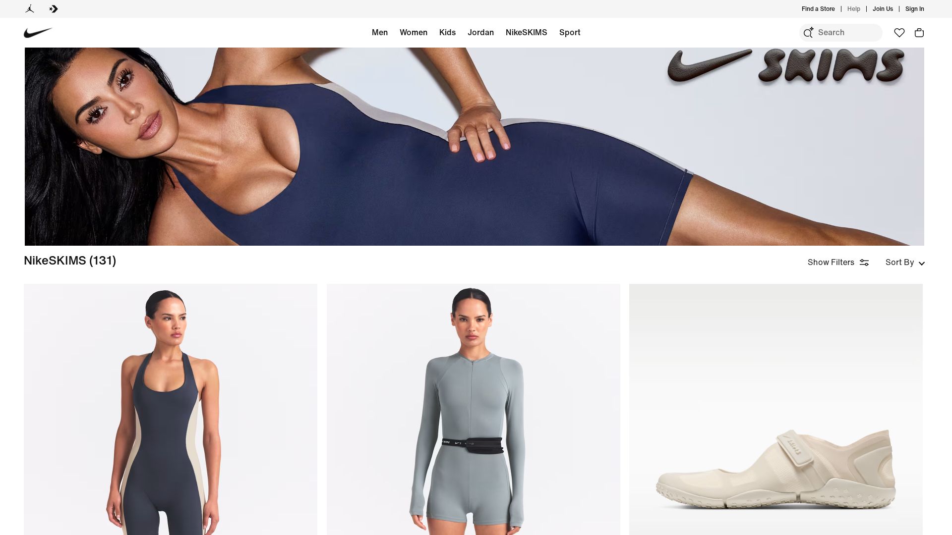Simplify Navigation with Dedicated NikeSKIMS Menu