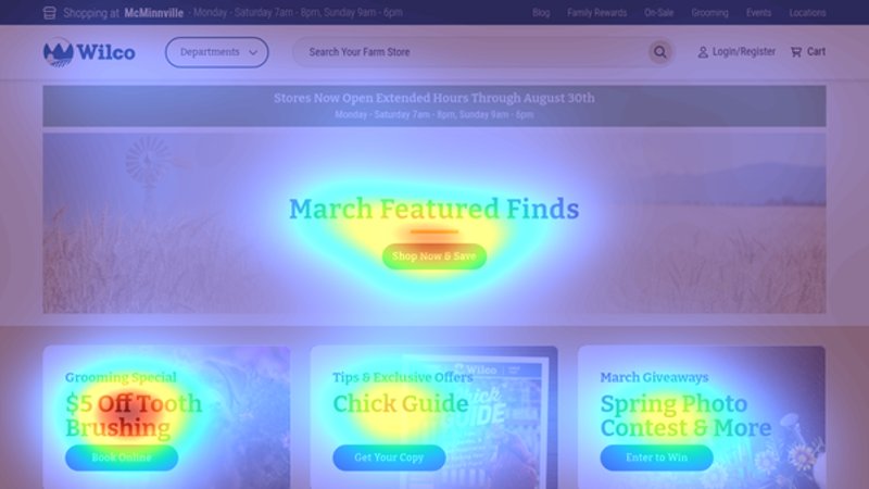 Attention heatmap section 1