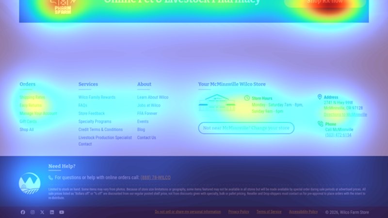 Attention heatmap section 3