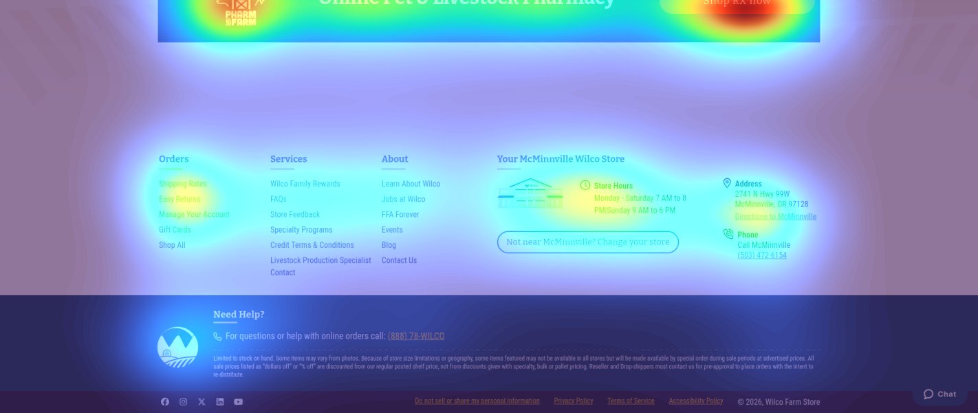 Attention heatmap section 3