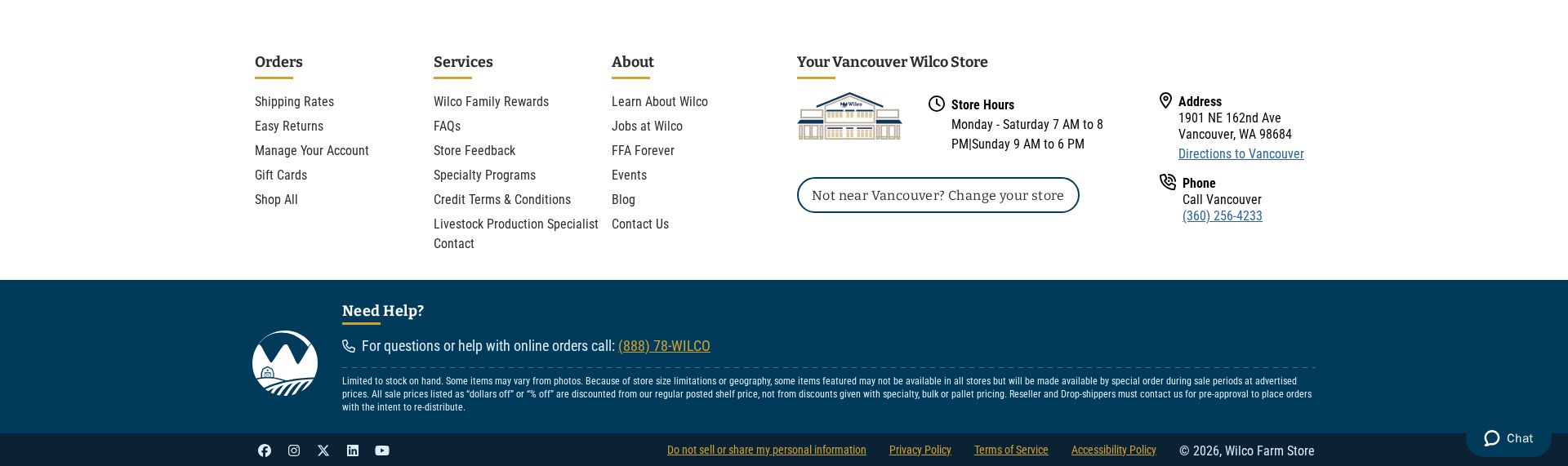 Relocate Store Selector